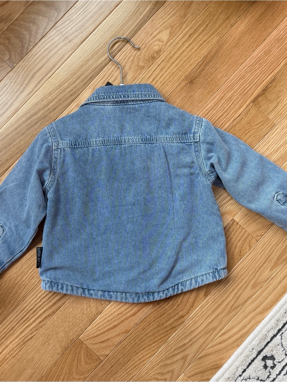 Little Bipsy Light Blue Denim Jacket for Kids - Picture 2 of 3